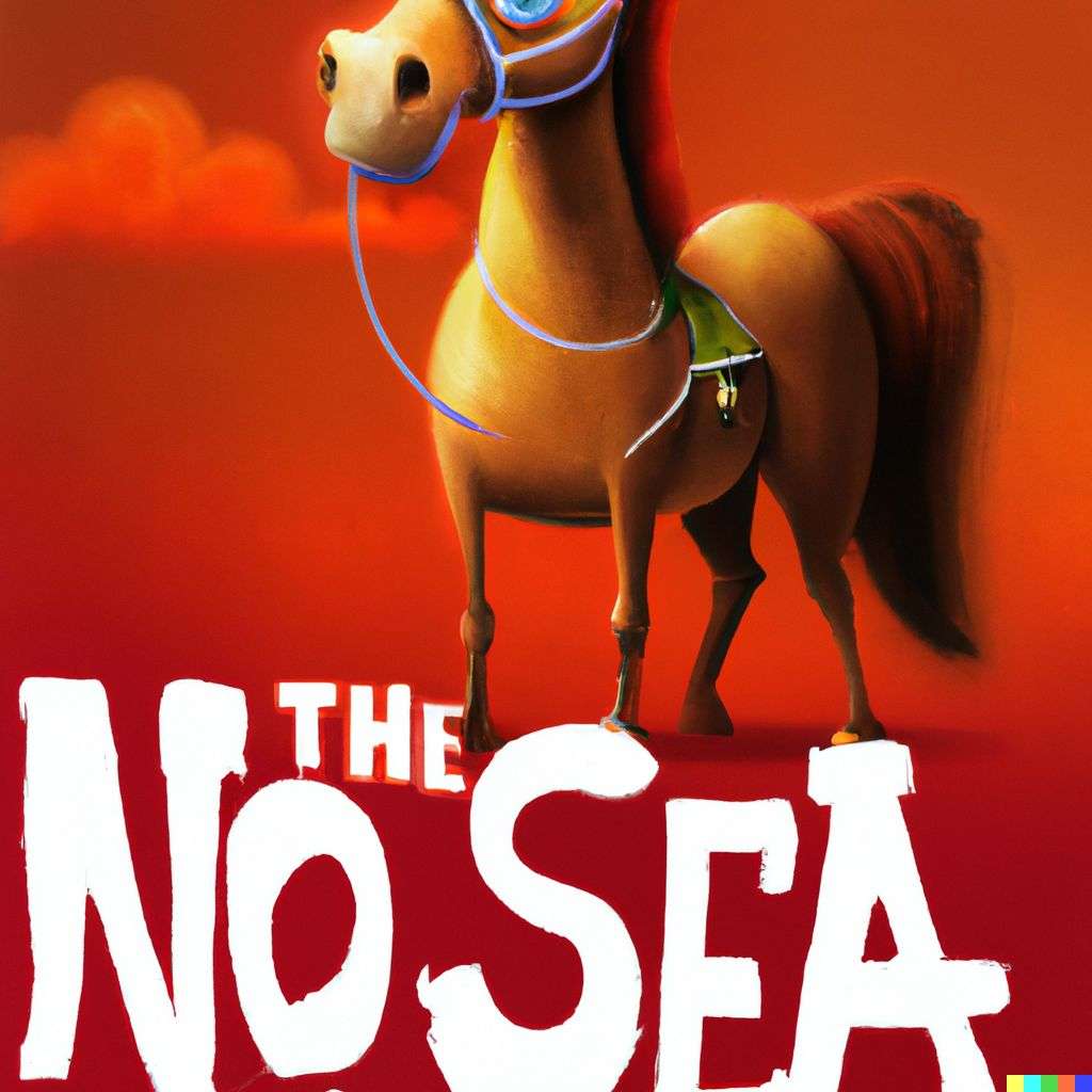 a horse, promotional poster for a Pixar movie
